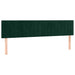 Pat box spring cu saltea, verde închis, 200x200 cm, catifea - WALTI WALTI