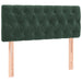Pat box spring cu saltea, verde închis, 90x200 cm, catifea - WALTI WALTI