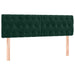 Pat box spring cu saltea, verde închis, 140x200 cm, catifea - WALTI WALTI