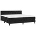 Pat box spring cu saltea, negru, 160x200 cm, catifea - WALTI WALTI