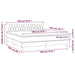Pat box spring cu saltea, gri deschis, 180x200 cm, catifea - WALTI WALTI