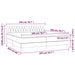Pat box spring cu saltea, negru, 200x200 cm, catifea - WALTI WALTI