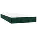 Pat box spring cu saltea, verde închis, 80x200 cm, catifea - WALTI WALTI