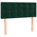 Pat box spring cu saltea, verde închis, 80x200 cm, catifea - WALTI WALTI