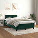 Pat box spring cu saltea, verde închis, 120x200 cm, catifea - WALTI WALTI