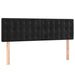 Pat box spring cu saltea, negru, 140x190 cm, catifea - WALTI WALTI