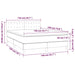 Pat box spring cu saltea, roz, 140x190 cm, catifea - WALTI WALTI