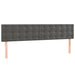 Pat box spring cu saltea, gri închis, 160x200 cm, catifea - WALTI WALTI