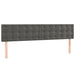 Pat box spring cu saltea, gri închis, 180x200 cm, catifea - WALTI WALTI
