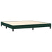 Pat box spring cu saltea, verde închis, 200x200 cm, catifea - WALTI WALTI