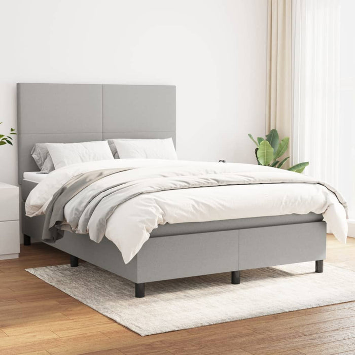 Pat continental, gri deschis, 140x200 cm, material textil - WALTI WALTI