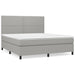 Pat continental, gri deschis, 180x200 cm, material textil - WALTI WALTI