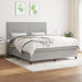 Pat continental, gri deschis, 180x200 cm, material textil - WALTI WALTI