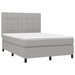 Pat continental, gri deschis, 140x200 cm, material textil - WALTI WALTI
