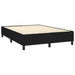 Pat box spring cu saltea, negru, 140x190 cm, textil - WALTI WALTI