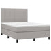 Pat continental, gri deschis, 140x200 cm, material textil - WALTI WALTI
