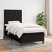 Pat box spring cu saltea, negru, 90x190 cm, textil - WALTI WALTI