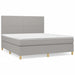 Pat continental, gri deschis, 180x200 cm, material textil - WALTI WALTI