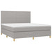 Pat continental, gri deschis, 180x200 cm, material textil - WALTI WALTI