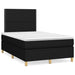 Pat box spring cu saltea, negru, 120x200 cm, textil - WALTI WALTI