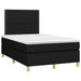 Pat box spring cu saltea, negru, 120x200 cm, textil - WALTI WALTI