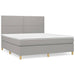 Pat continental, gri deschis, 180x200 cm, material textil - WALTI WALTI