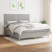 Pat continental, gri deschis, 180x200 cm, material textil - WALTI WALTI
