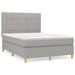 Pat continental, gri deschis, 140x200 cm, material textil - WALTI WALTI