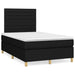 Pat box spring cu saltea, negru, 120x200 cm, textil - WALTI WALTI