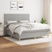 Pat continental, gri deschis, 180x200 cm, material textil - WALTI WALTI