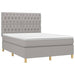 Pat continental, gri deschis, 140x200 cm, material textil - WALTI WALTI