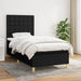 Pat box spring cu saltea, negru, 80x200 cm, textil - WALTI WALTI