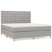 Pat continental, gri deschis, 180x200 cm, material textil - WALTI WALTI