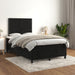 Pat box spring cu saltea, negru, 120x200 cm, catifea - WALTI WALTI