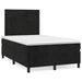 Pat box spring cu saltea, negru, 120x200 cm, catifea - WALTI WALTI