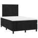 Pat box spring cu saltea, negru, 120x200 cm, catifea - WALTI WALTI