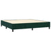 Pat box spring cu saltea, verde închis, 200x200 cm, catifea - WALTI WALTI