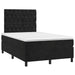 Pat box spring cu saltea, negru, 120x200 cm, catifea - WALTI WALTI