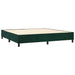Pat box spring cu saltea, verde închis, 200x200 cm, catifea - WALTI WALTI