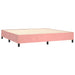 Pat box spring cu saltea, roz, 200x200 cm, catifea - WALTI WALTI