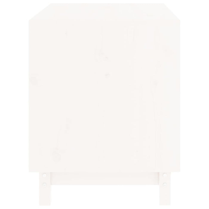 Casă pentru câini, alb, 70x50x62 cm, lemn masiv de pin - WALTI WALTI