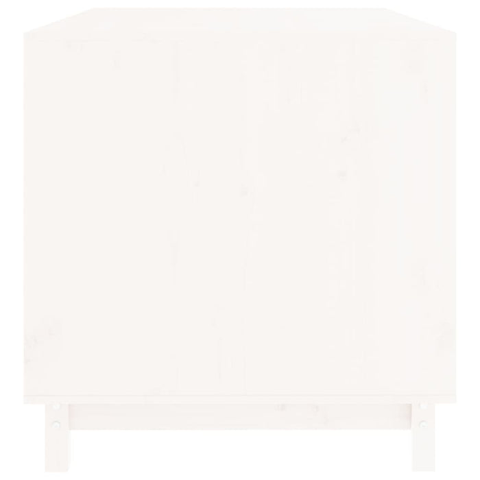 Casă pentru câini, alb, 100x70x72 cm, lemn masiv de pin - WALTI WALTI