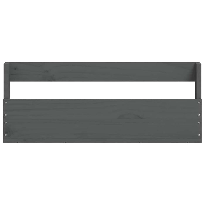 Pantofare de perete, 2 buc., gri, 59x9x23 cm, lemn masiv pin WALTI