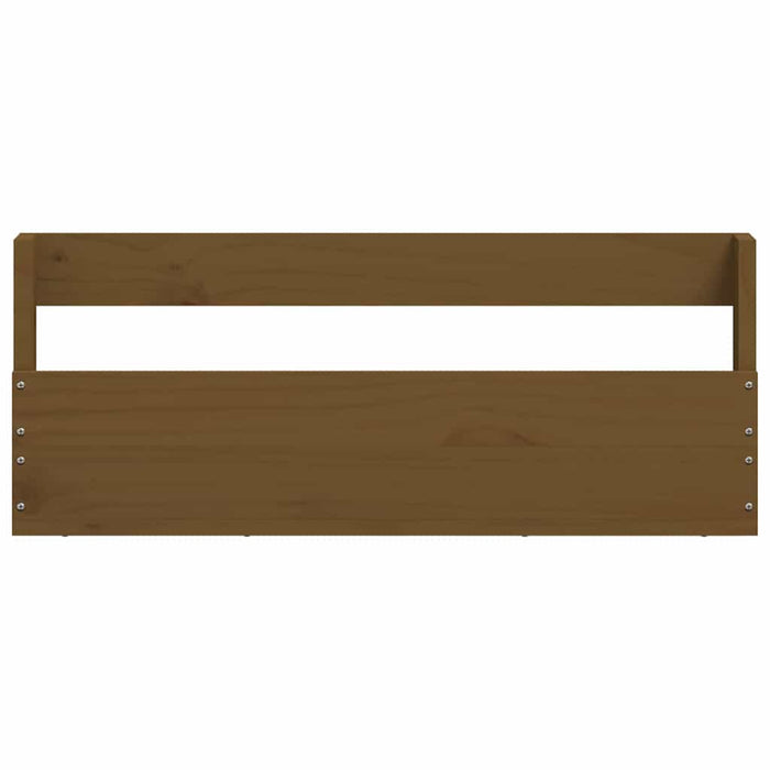 Pantofare de perete 2 buc. maro miere 59x9x23 cm lemn masiv pin WALTI