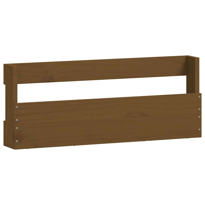 Pantofare de perete 2 buc. maro miere 59x9x23 cm lemn masiv pin WALTI