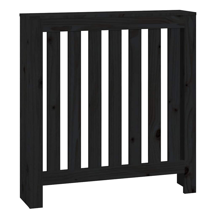 Mască pentru calorifer, negru, 79,5x19x84 cm, lemn masiv pin WALTI