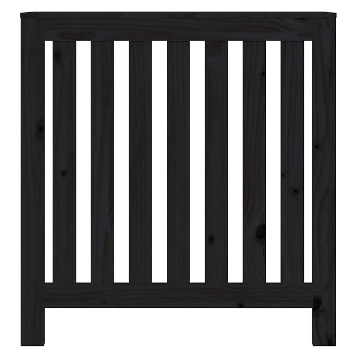 Mască pentru calorifer, negru, 79,5x19x84 cm, lemn masiv pin WALTI