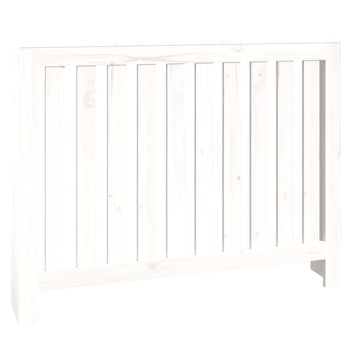 Mască pentru calorifer, alb, 108,5x19x84 cm, lemn masiv de pin - WALTI WALTI