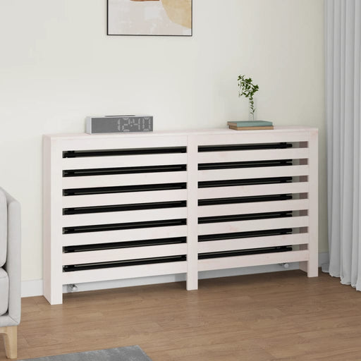 Mască pentru calorifer, alb, 153x19x84 cm, lemn masiv de pin - WALTI WALTI