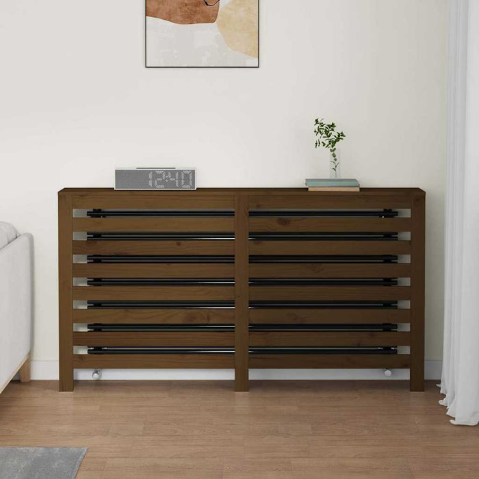 Mască pentru calorifer maro miere 153x19x84 cm lemn masiv pin WALTI